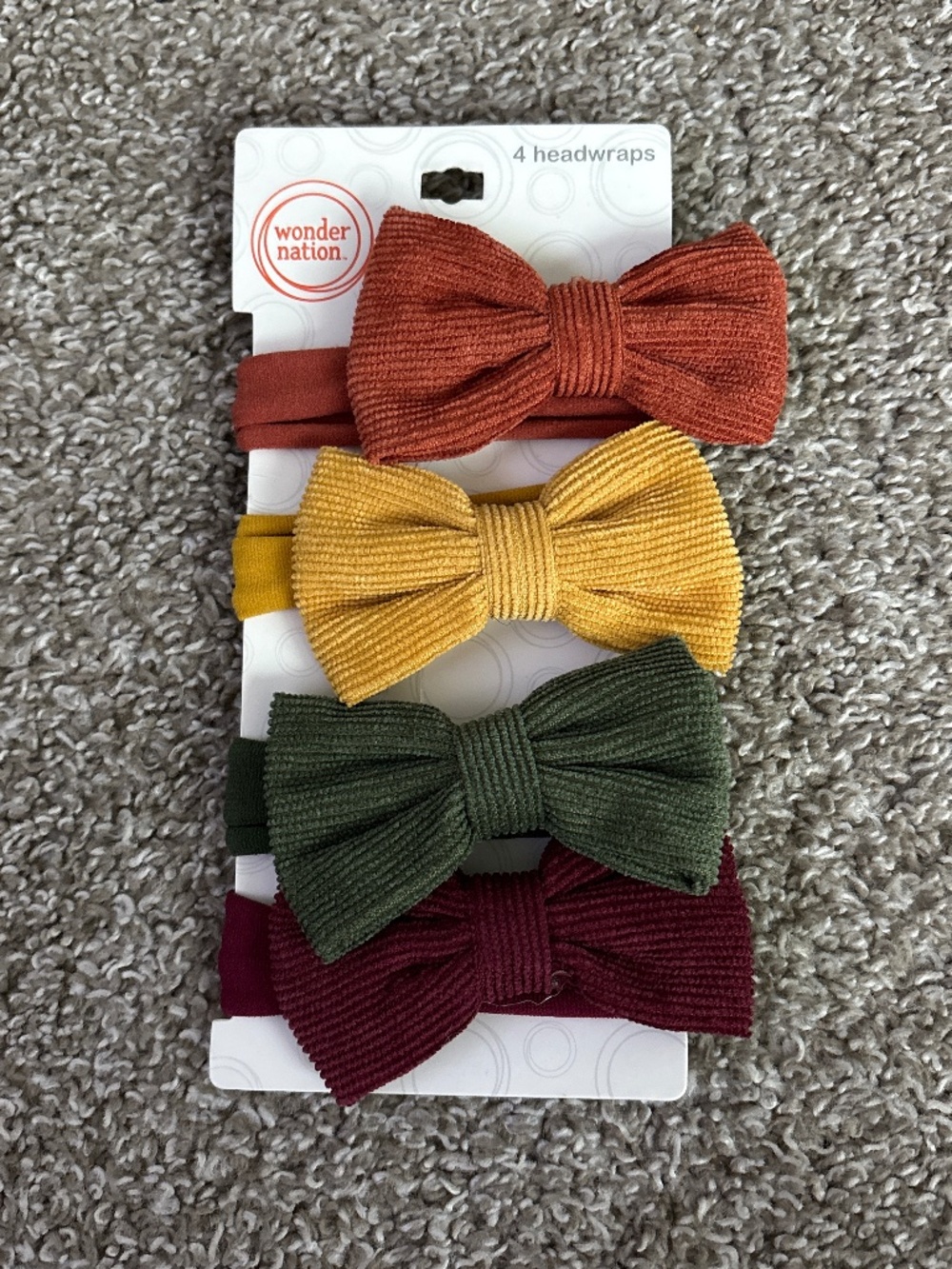 Baby girl fall bow headbands brand new